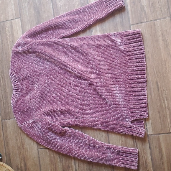 Orvis Pink Crushed Velvet Pullover Sweater. - Picture 10 of 10